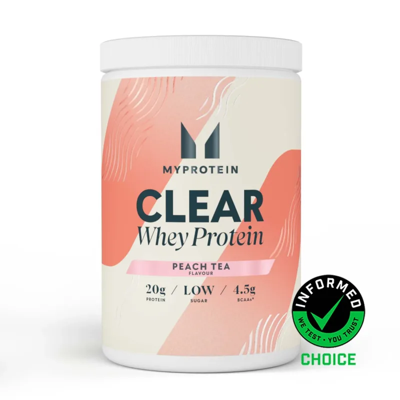 Clear Whey Isolat 500g - 20Portionen Pfirsichtee