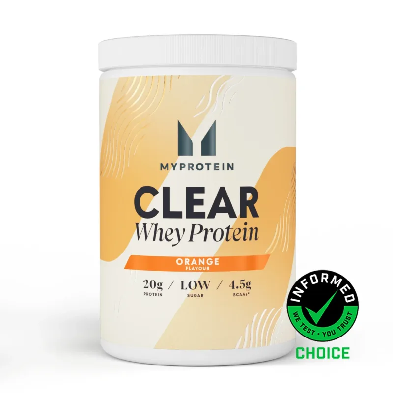Clear Whey Isolat 875g - 35Portionen Orange