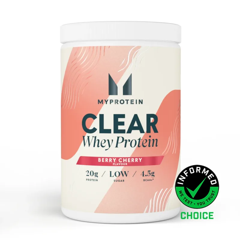 Clear Whey Isolat 500g - 20Portionen Berry Cherry