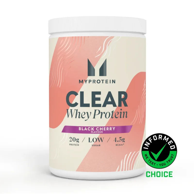 Clear Whey Isolat 500g - 20Portionen Black Cherry