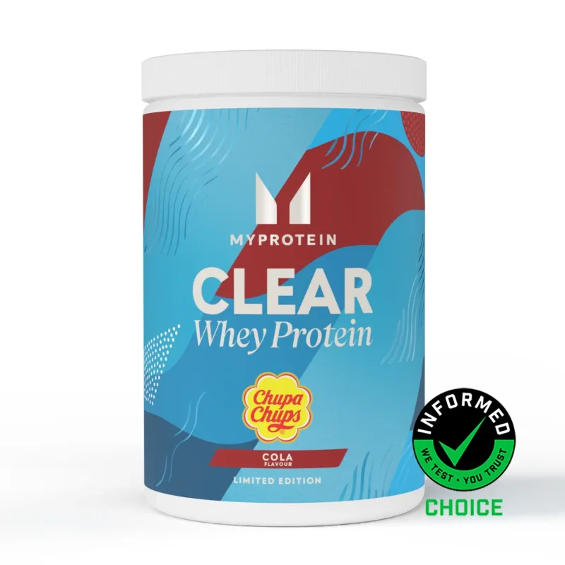 Clear Whey Isolat 520g - 20Portionen Chupa Chups® - Cola