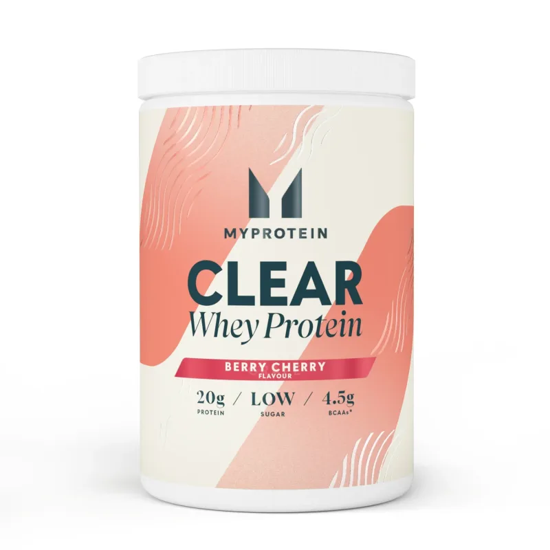 Clear Whey Isolat 910g - 35Portionen Berry Cherry