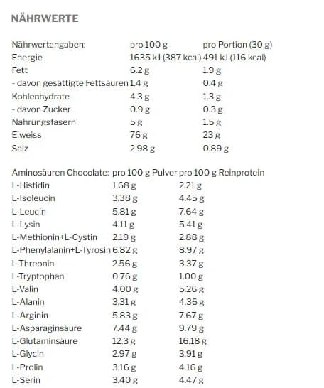 Sponser Vegan Protein (480g Beutel)